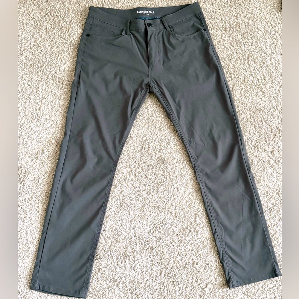 Keneth Cole man skinny fit stretchable water resistant pants 32*30